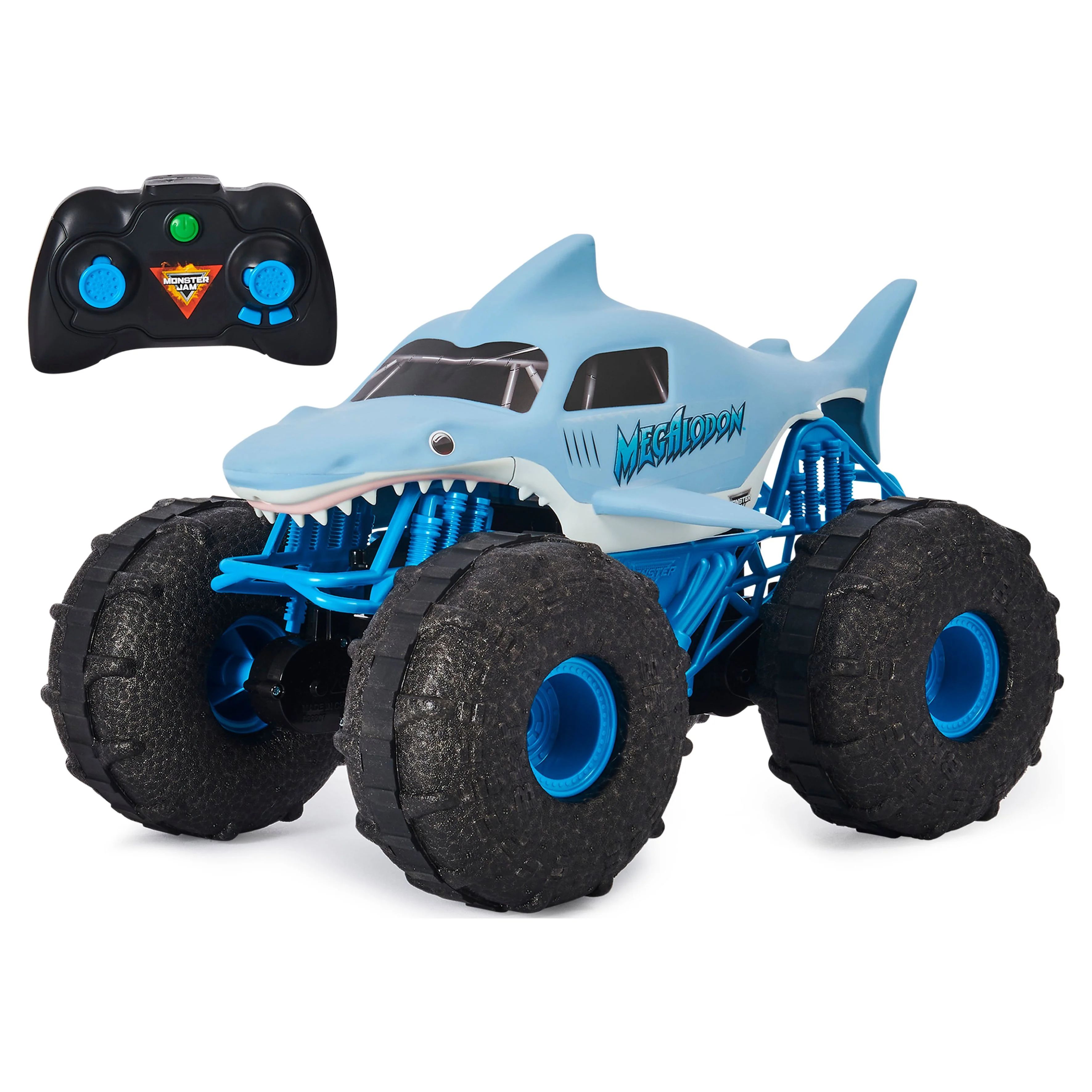 Monster Jam, Official Megalodon Storm All-Terrain Remote Control Monster Truck for Boys and Girls... | Walmart (US)