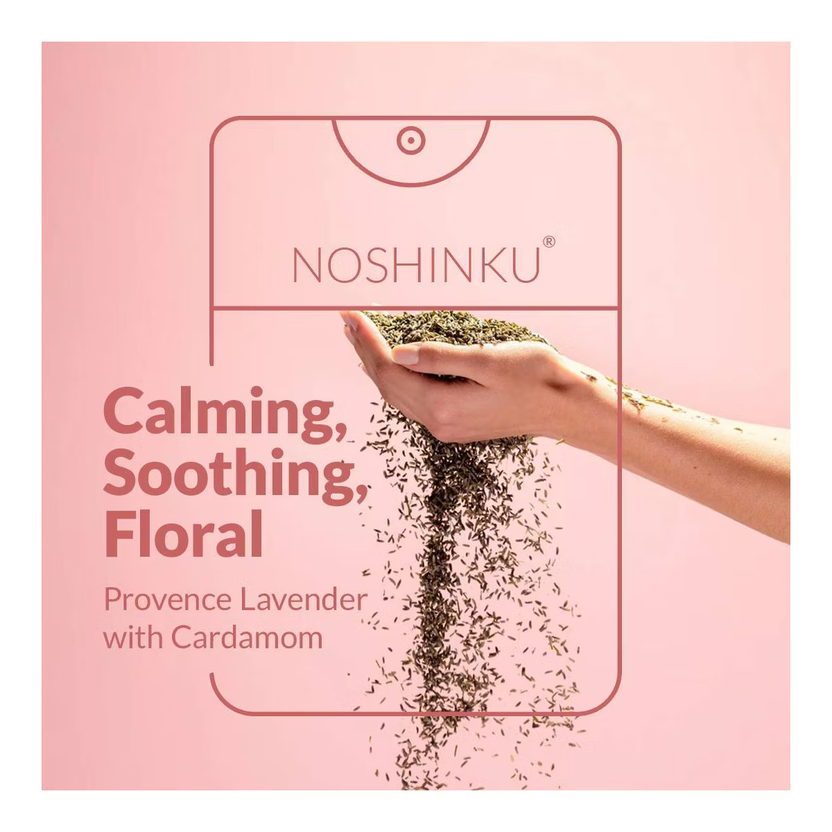 NOSHINKU Refillable Lavendula Ultra Moisturizing Pocket Sanitizer - Trial Size - 20mL | Target