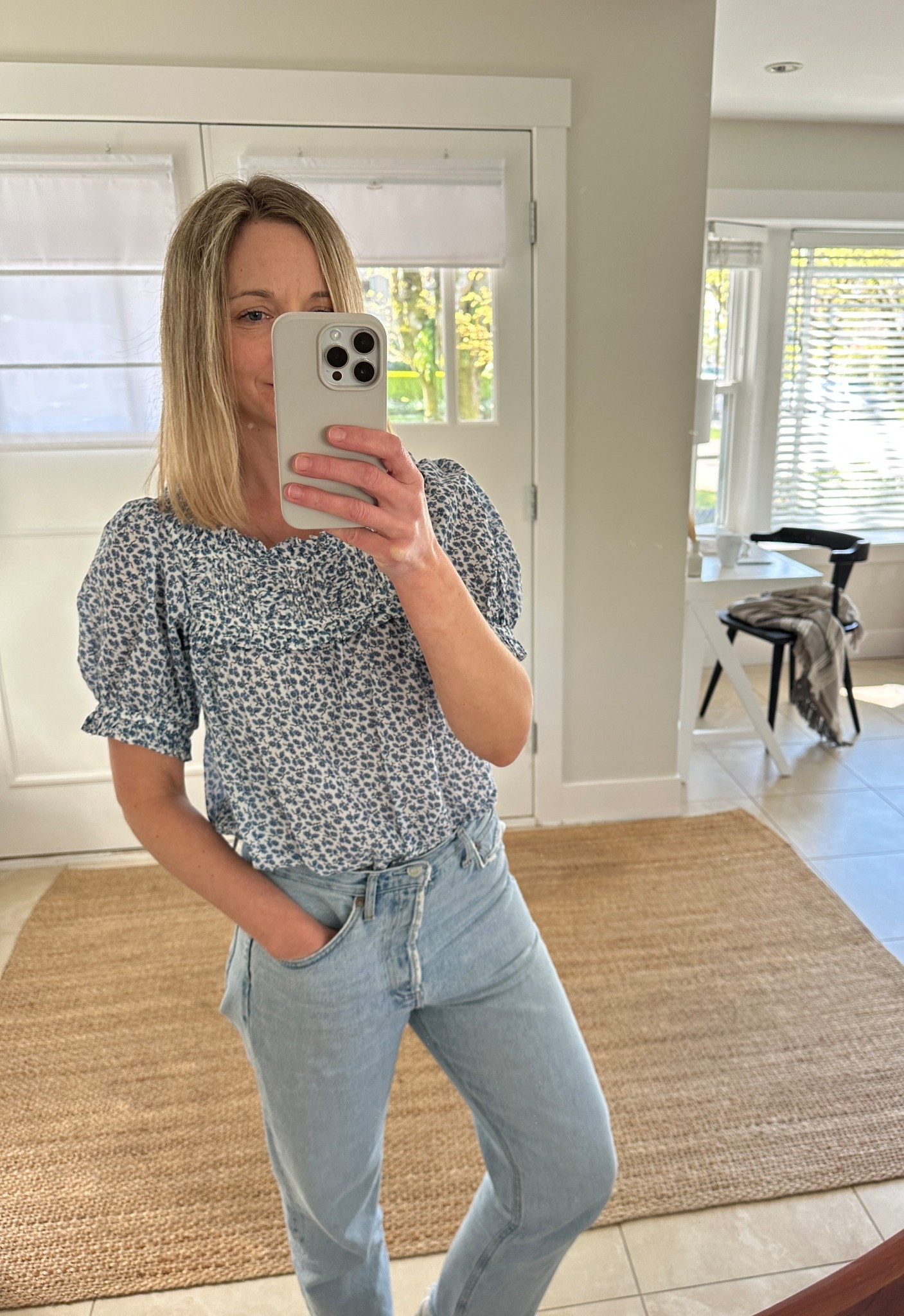 Love how light and pretty this top is!  Perfect for Spring & Summer, tucked or untucked. Linking a few others I love too.

#LTKStyleTip #LTKOver40 #LTKSeasonal
