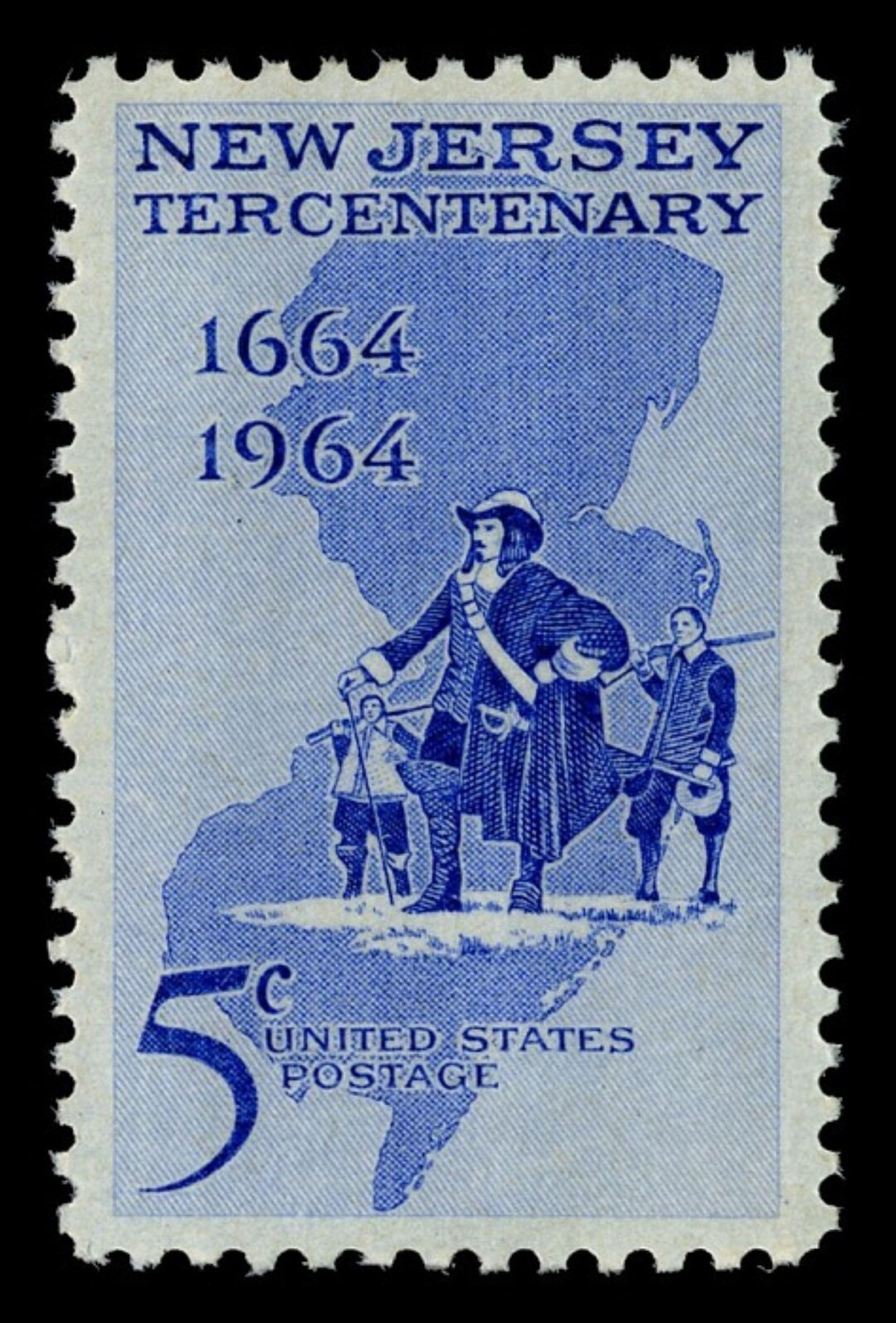 20x NEW JERSEY Trenton Newark Teaneck 1964 5c Blue Unused Postage Stamp Free Shipping! #1 Source ... | Etsy (Global)