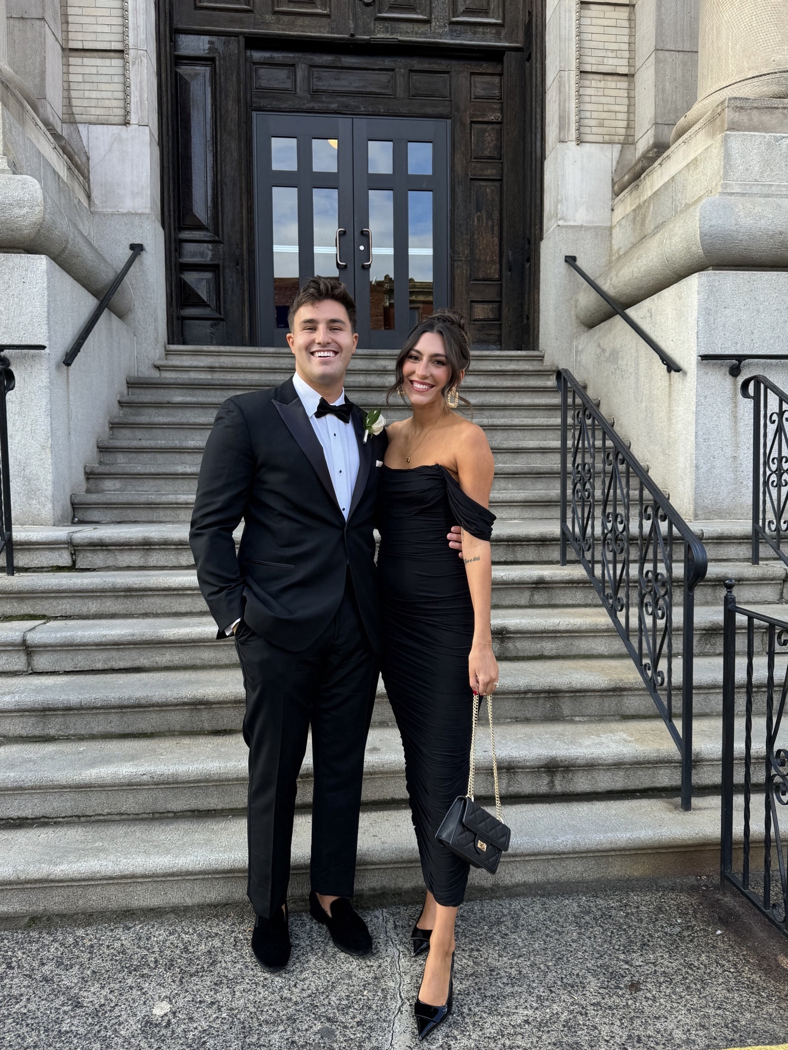 Black tie wedding guest dress! Shoes are Zara and dress is Billy J

#LTKHoliday #LTKwedding #LTKstyletip