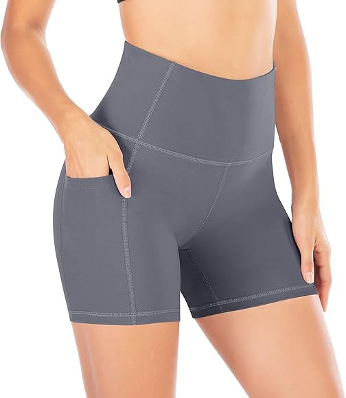 Ewedoos Workout Shorts for Women with Pockets Biker Shorts for Women High Waisted Yoga Shorts Com... | Amazon (US)