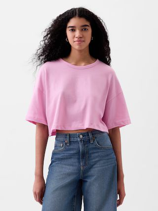 Ultra-Cropped Oversized T-Shirt | Gap (CA)