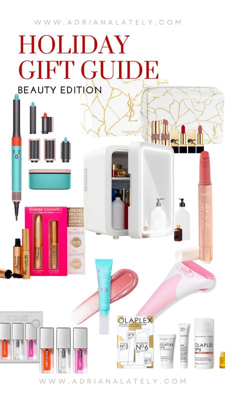 Gift guide, gift guide for her, beauty gift ideas, Sephora gift ideas, ulta gift ideas, Dyson air wrap, ice roller, Tula lip balm, grande lash serum, skin fridge, gifts under $20, gift ideas for her 

#LTKHoliday #LTKbeauty #LTKGiftGuide