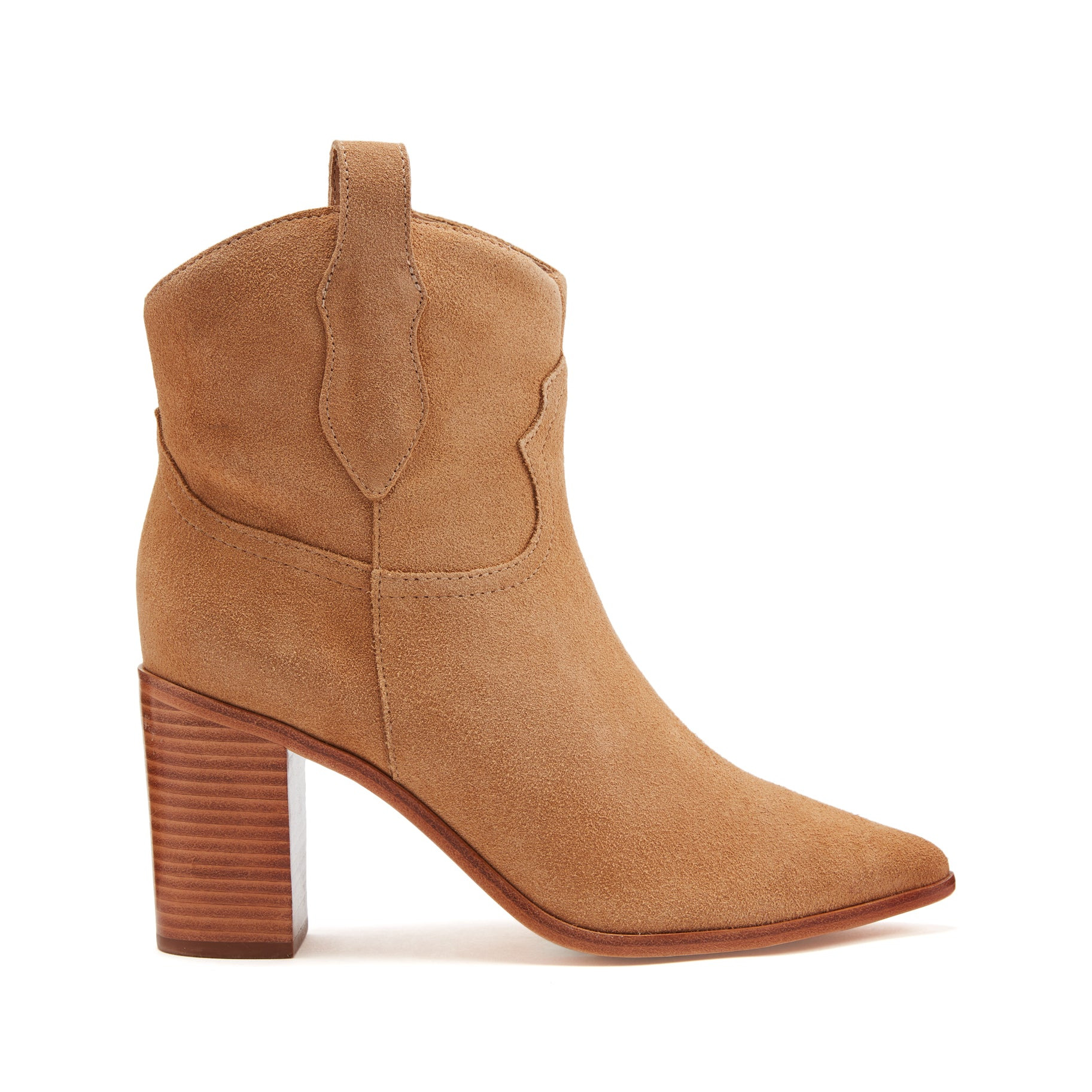 South Bootie - 5 Light Wood Suede | Schutz Shoes (US)