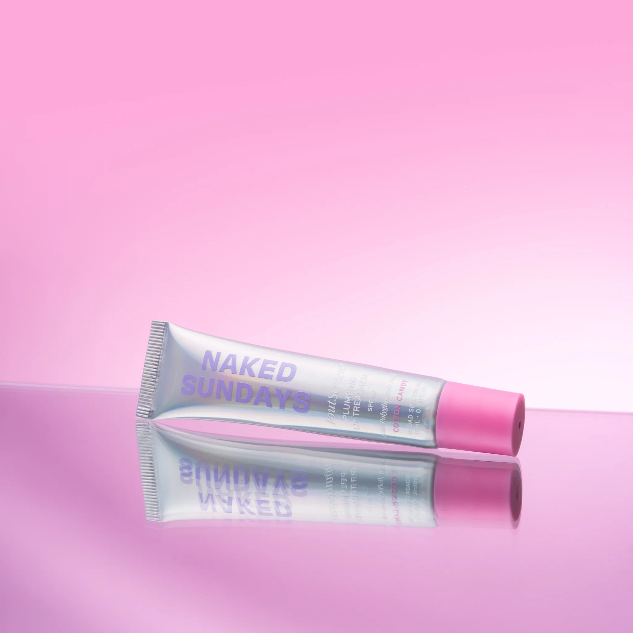 Poutscreen™ SPF50 Plumping Lip Treatment - Cotton Candy (Sheer Pink) | Naked Sundays (US)