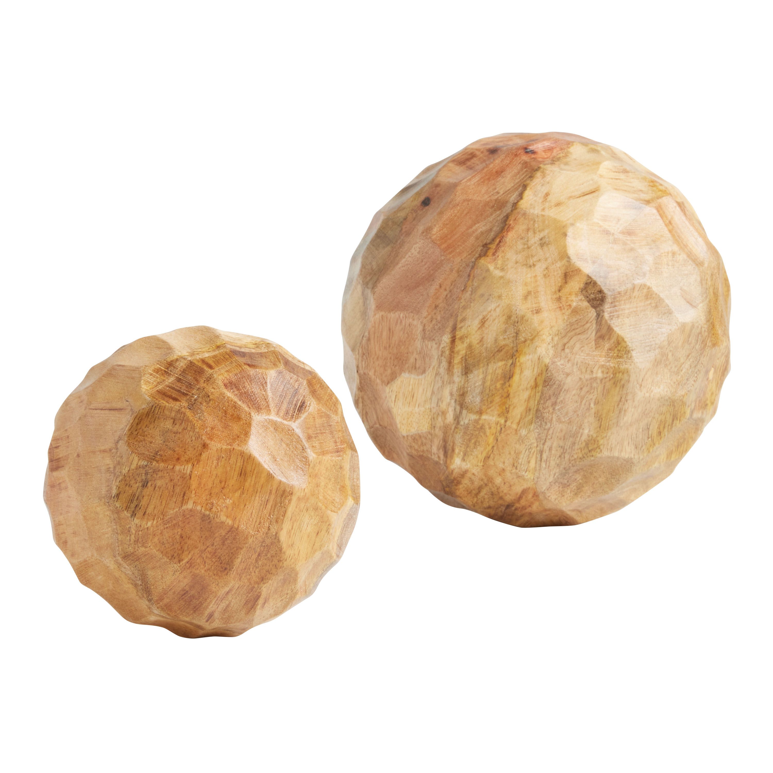 Carved Wood Ball Decor | World Market
