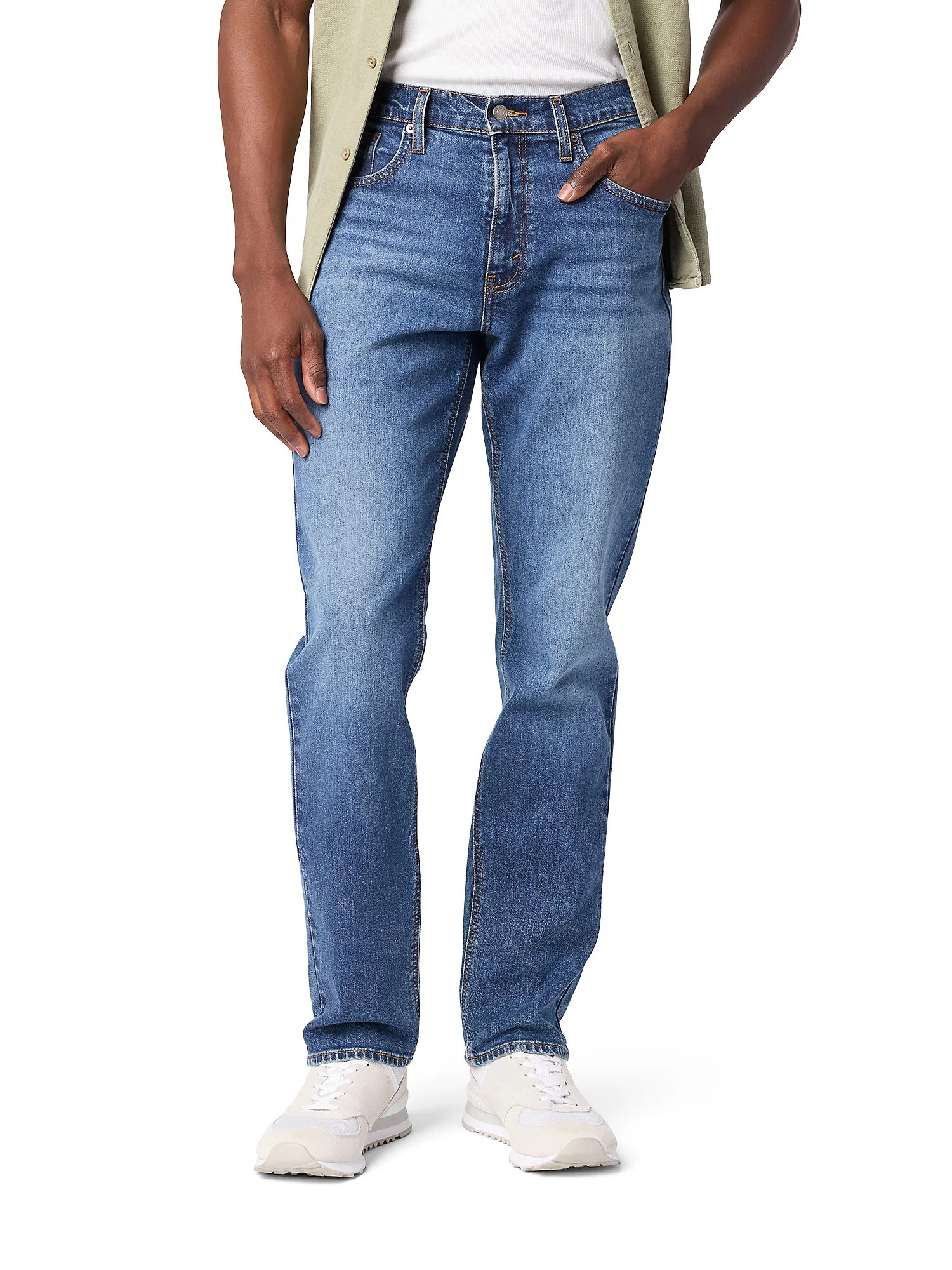 Levi Strauss Signature Men's and Big Men’s Athletic Fit Jeans, Short, Regular & Tall Inseams | Walmart (US)