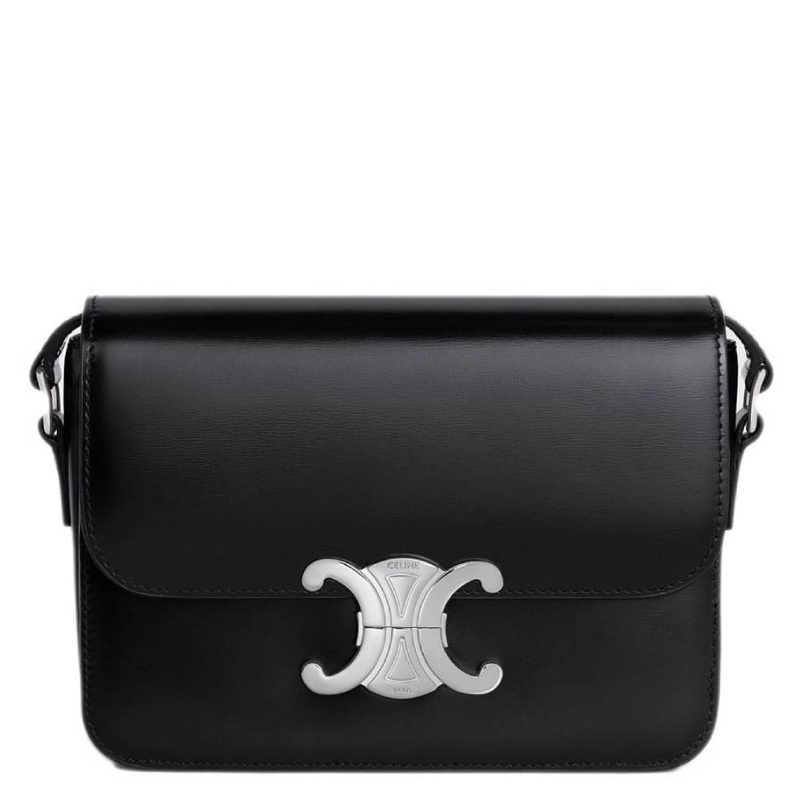 250Shiny Calfskin Teen Triomphe Bag In Black | Jomashop.com & JomaDeals.com
