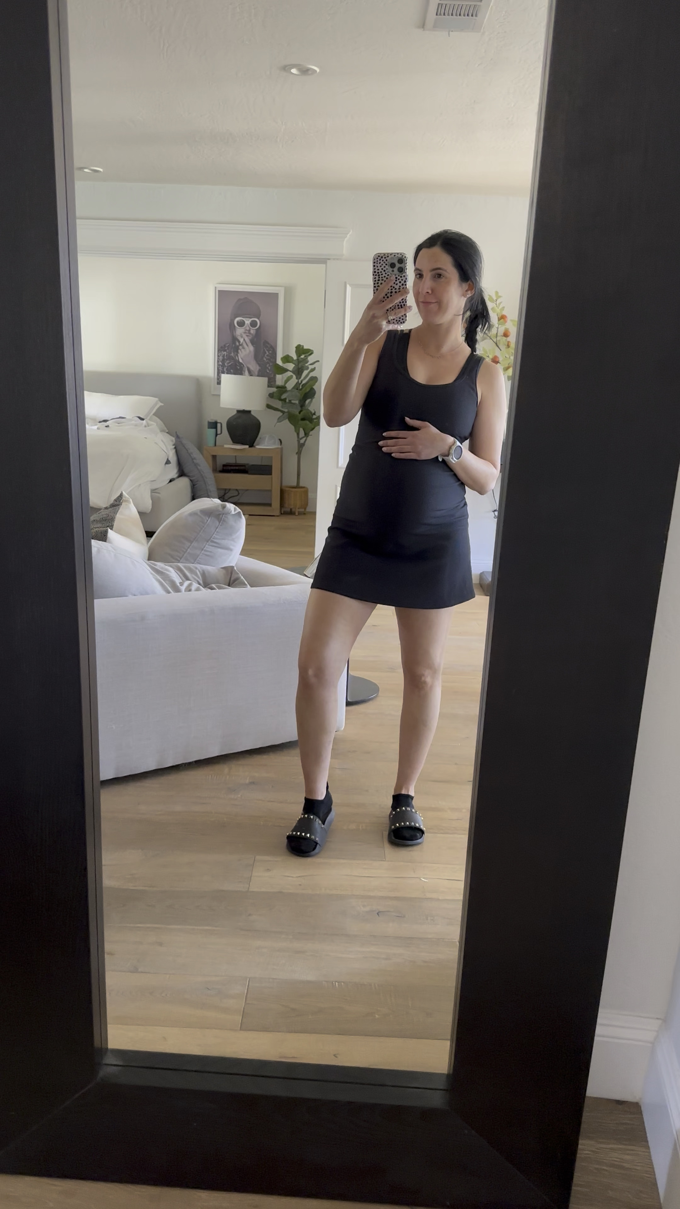 Played tennis in this maternity workout dress and got so many compliments! 🎾 

Size: medium 

#workoutbump #bumpfriendly #maternityworkout 

#LTKFindsUnder50 #LTKBump #LTKFitness