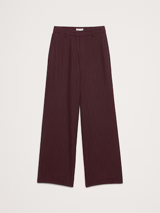 The Everyday Wide-Leg Flannel Pant | Banana Republic (US)