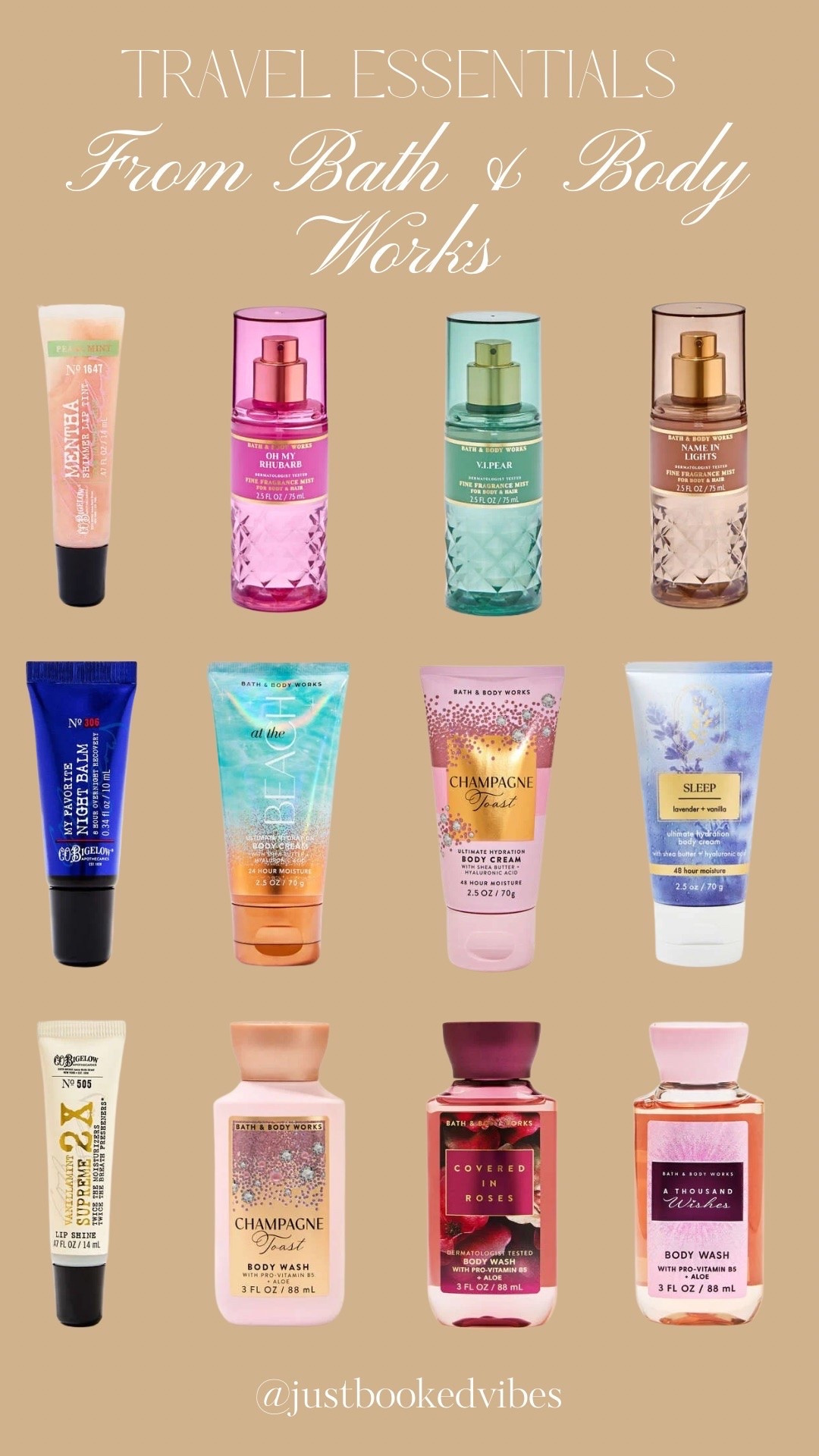 Mini fragrances, skincare, and on-the-go favorites from Bath & Body Works — perfect for summer trips, beach bags, and everyday touch-ups!

#LTKselfcare #LTKTravel #LTKdayinmylife