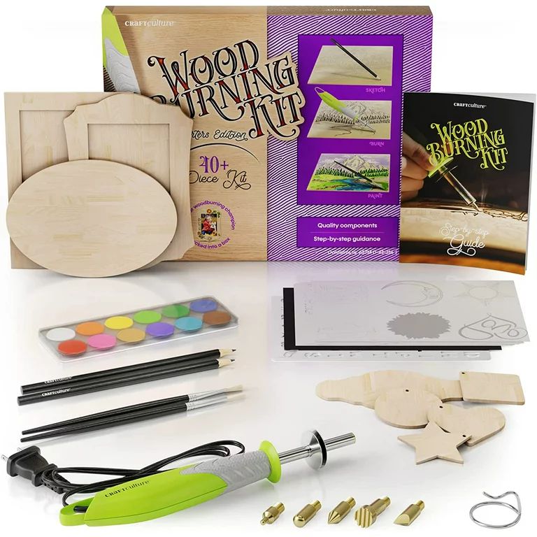 Beginners Wood Burning Kit for Kids and Teenage Boys & Girls - Cool Gifts for Boy or Girl Craft P... | Walmart (US)