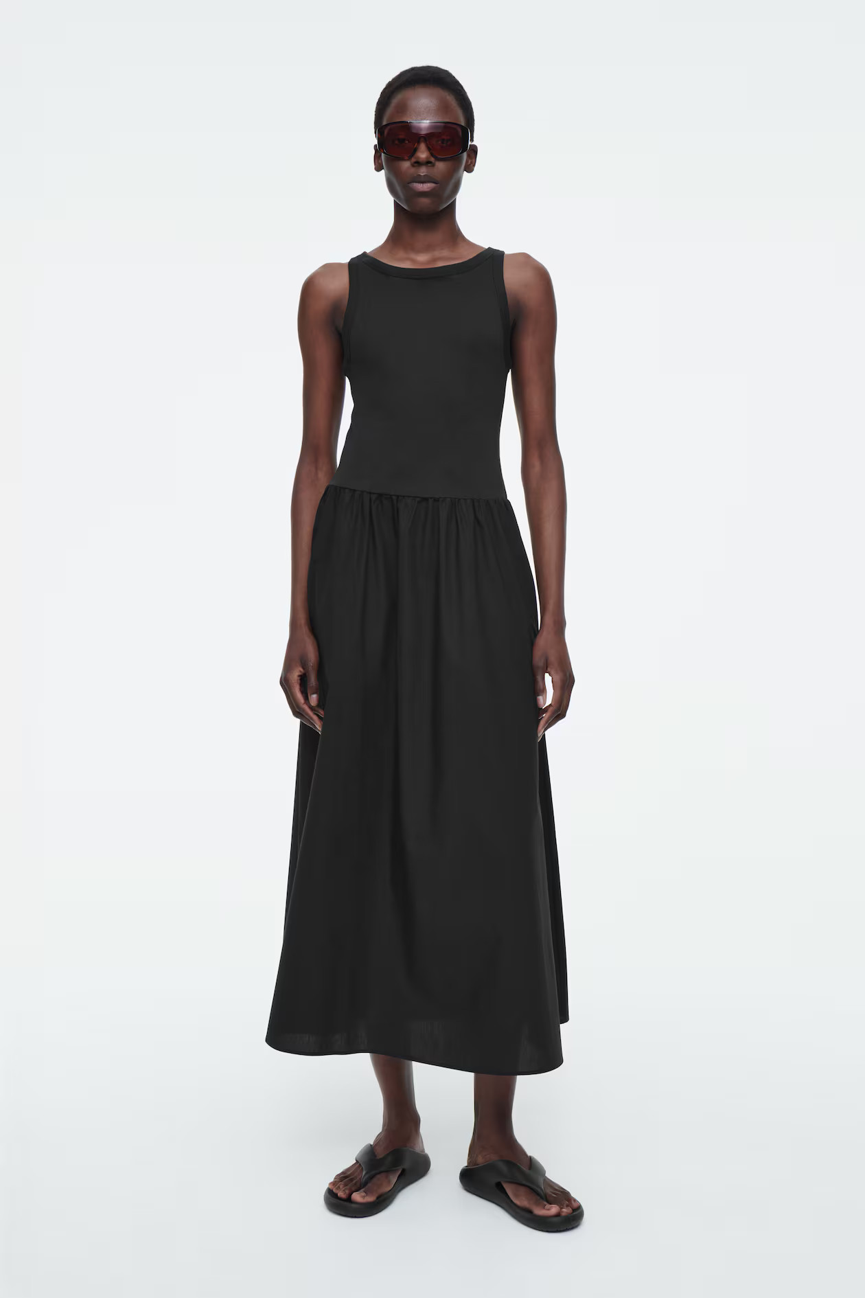 CONTRAST-PANEL MAXI DRESS | H&M (UK, MY, IN, SG, PH, TW, HK)