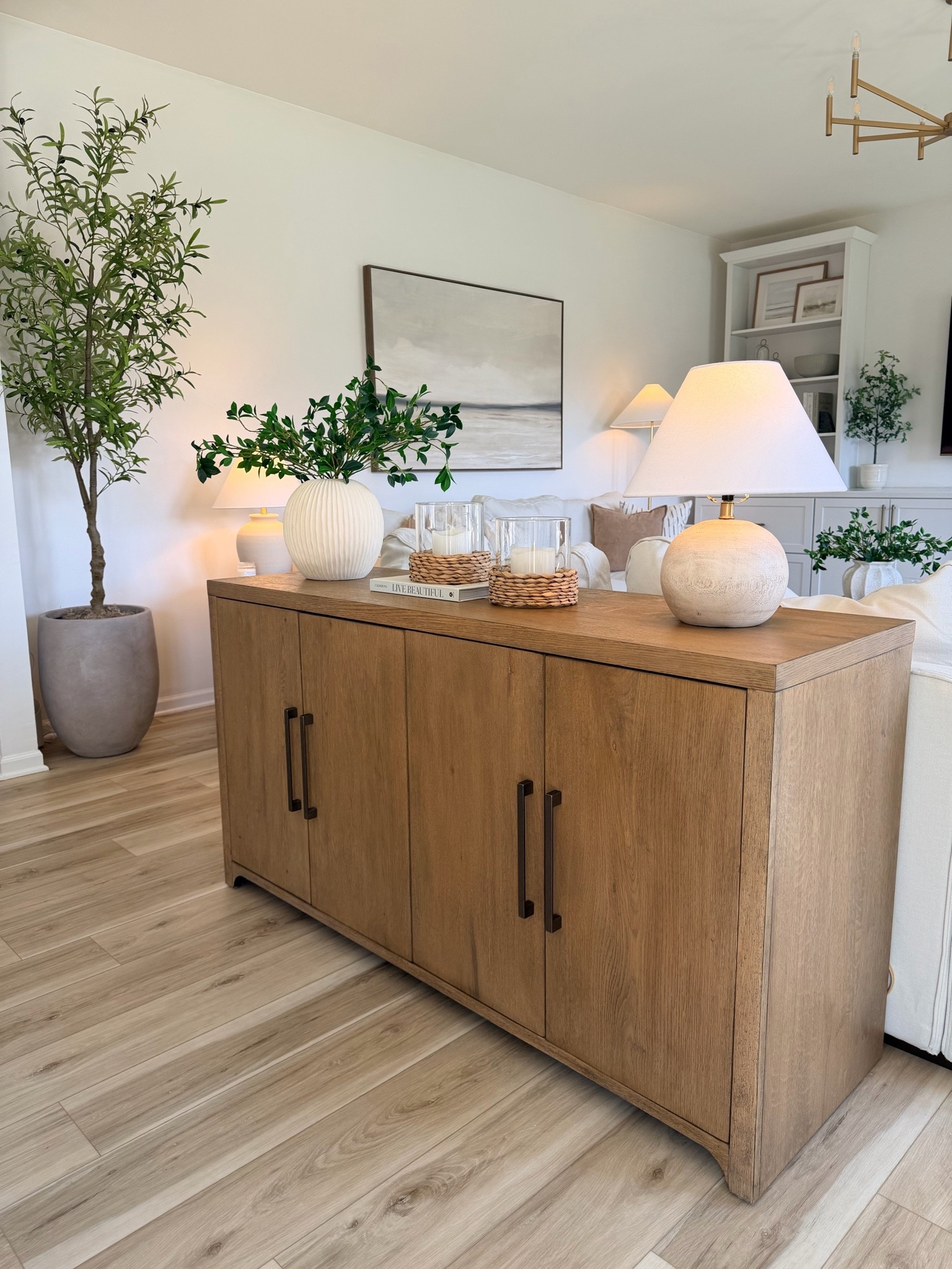 This sideboard is one of my favorite pieces. It comes fully assembled, has tons of storage and is the perfect wood tone

#LTKHome #LTKSaleAlert