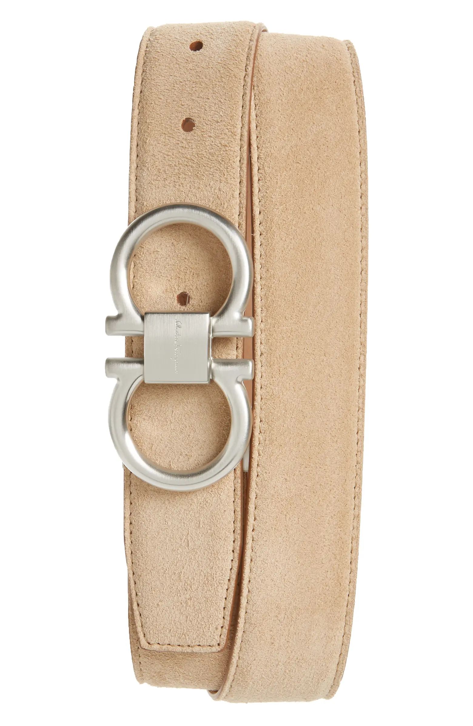 Reversible Double Gancio Leather Belt | Nordstrom