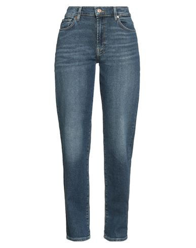 7 For All Mankind Luxe Vintage Woman Jeans Blue Size 27 Cotton, Modal, Elastomultiester, Elastane | YOOX (US)