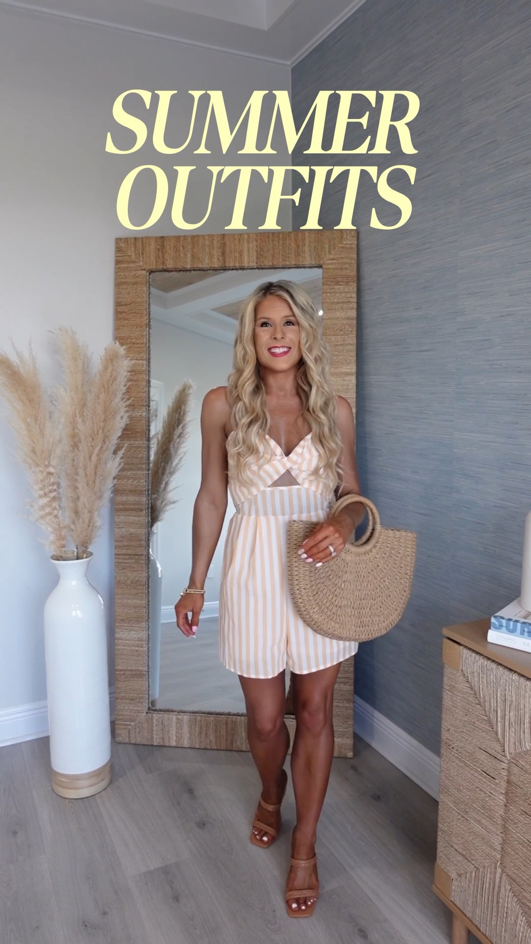 YELLOW SUMMER OUTFITS - styled yellow summer dresses,  rompers, + casual summer jeans outfit! 

Yellow dress, yellow gingham dress, mini dress, sun dress, day dress, yellow romper, summer romper, pink romper, butter yellow outfit, peplum top, summer fashion trends 2026

#LTKootd #LTKSeasonal #LTKSaleAlert
