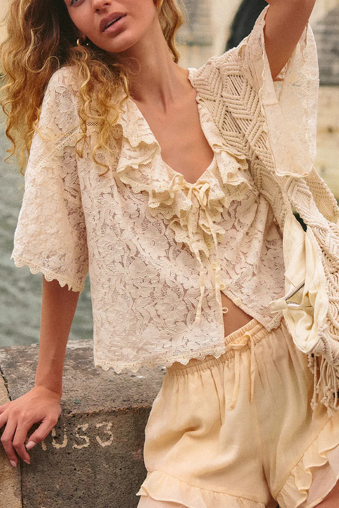 Lux Lisbon Lace Blouse | Spell Designs (USA) Inc