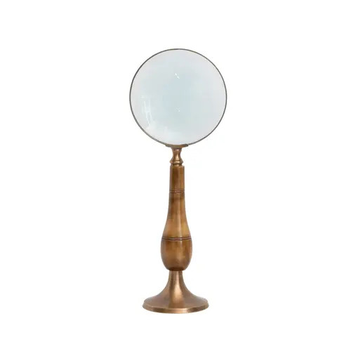 Storied Home Vintage Brass and Bone Magnifying Glass, Multicolor at Nordstrom | Nordstrom