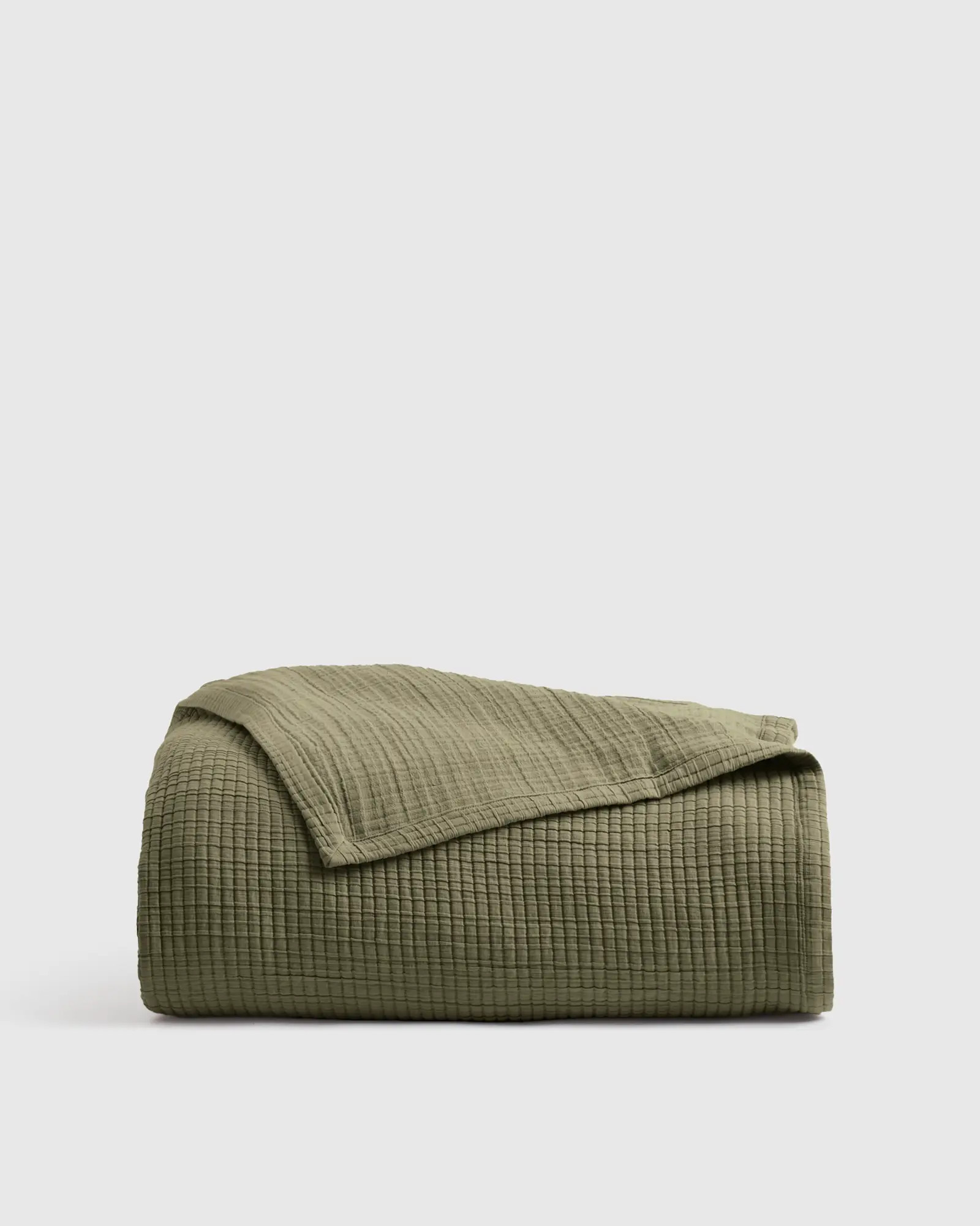 Organic Ribbed Cotton Coverlet | Quince