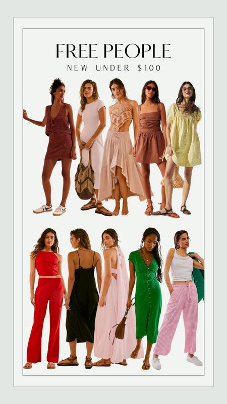 Free people new arrivals under $100

Mini dress | maxi dress | matching set | spring outfit | summer fashion 

#LTKfindsunder100 #LTKSeasonal #LTKstyletip