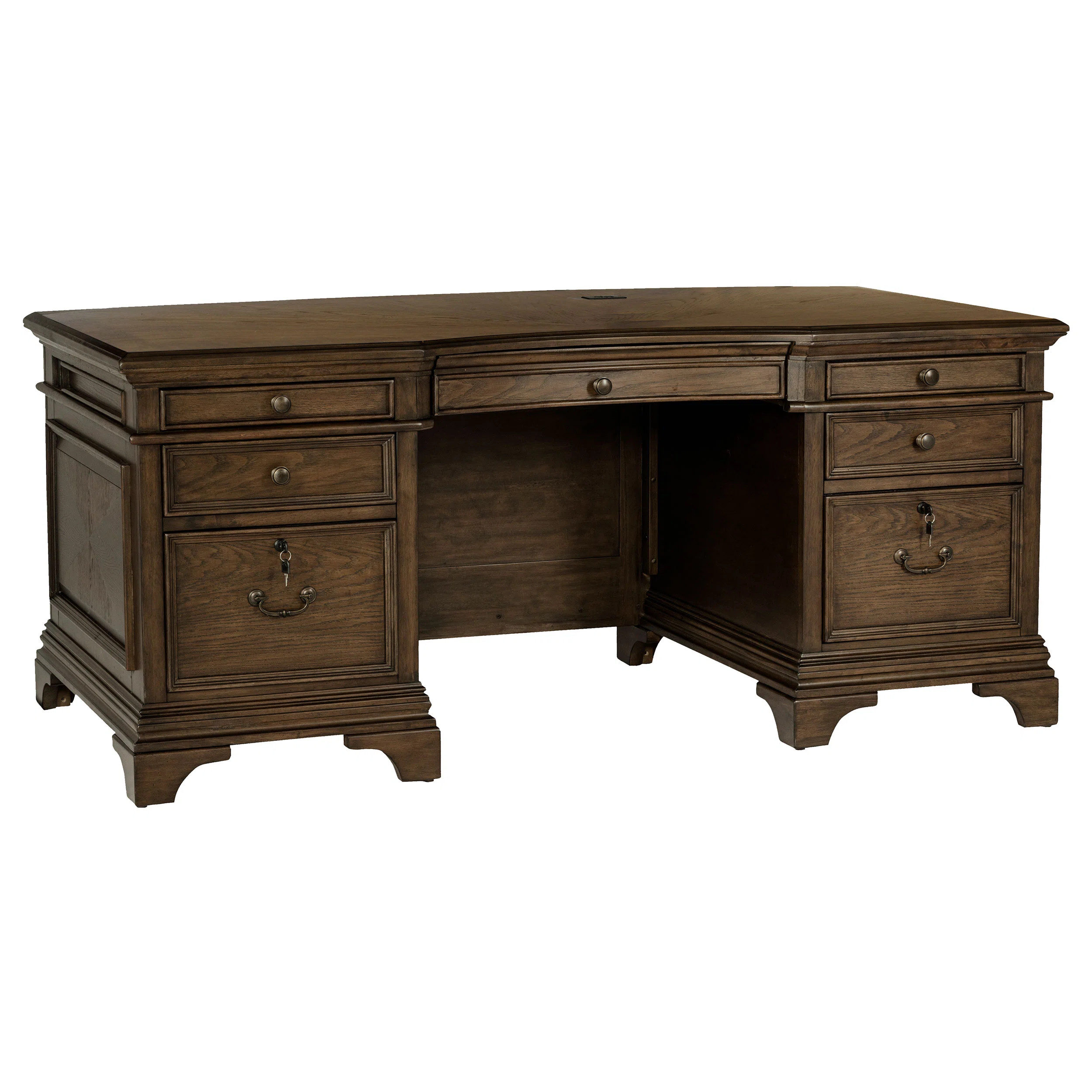 Lark Manor™ Arnoldus Executive Desk & Reviews | Wayfair | Wayfair North America
