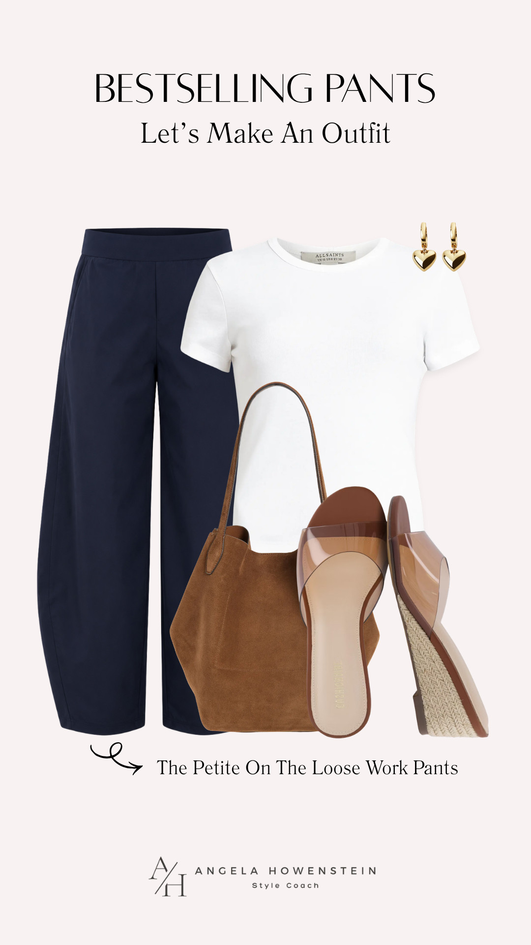 These bestselling Petite On the Loose Work Pants prove that workwear can be just as comfortable as it is polished. Pair them with a classic white tee, suede tote, and wedge slides for an effortless look that’s perfect for the office, business casual meetings, lunch dates, travel days, or anytime you want to look put together with minimal effort.

👩‍💻 LTK PRO TIPS
❤️ Heart = Support my posts ;-)
🔖 Save = Get sale & restock alerts for the things you love!
📋 Lists = Keep favorites organized (List ideas: Christmas, Birthdays, and Vacations!)
📲 Share = Send lists and products to a friend (or your daughters like me).
💬 Comment = Ask me anything, and I’ll answer. ;-) 

 #LTKootd #LTKSeasonal #LTKOver40