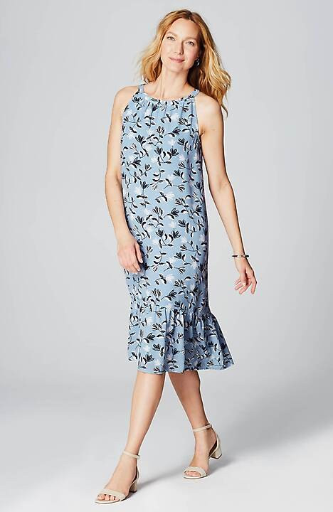 Wearever Flounce-Hem Dress | J. Jill