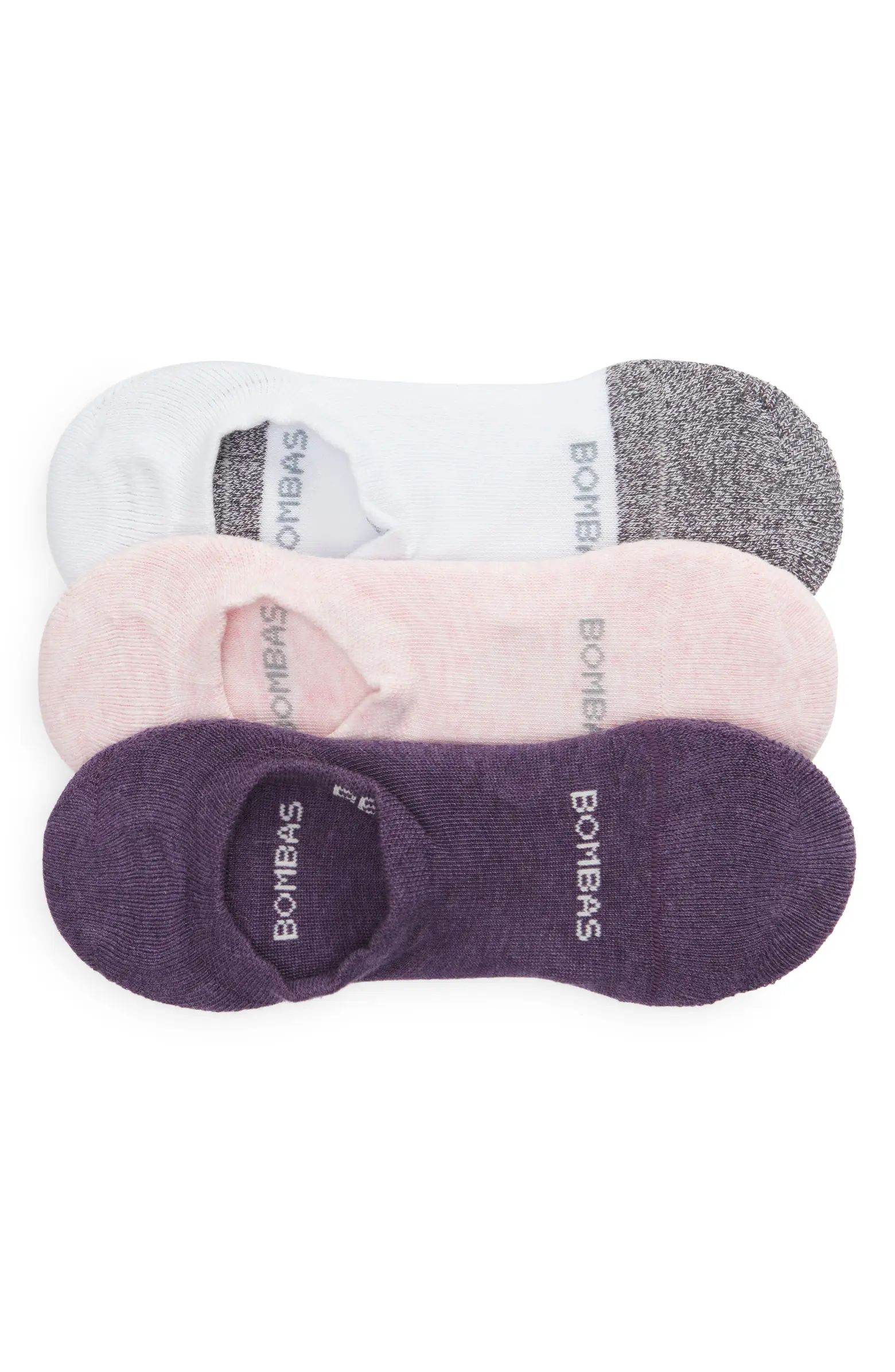 Assorted 3-Pack Cushion No-Show Socks | Nordstrom