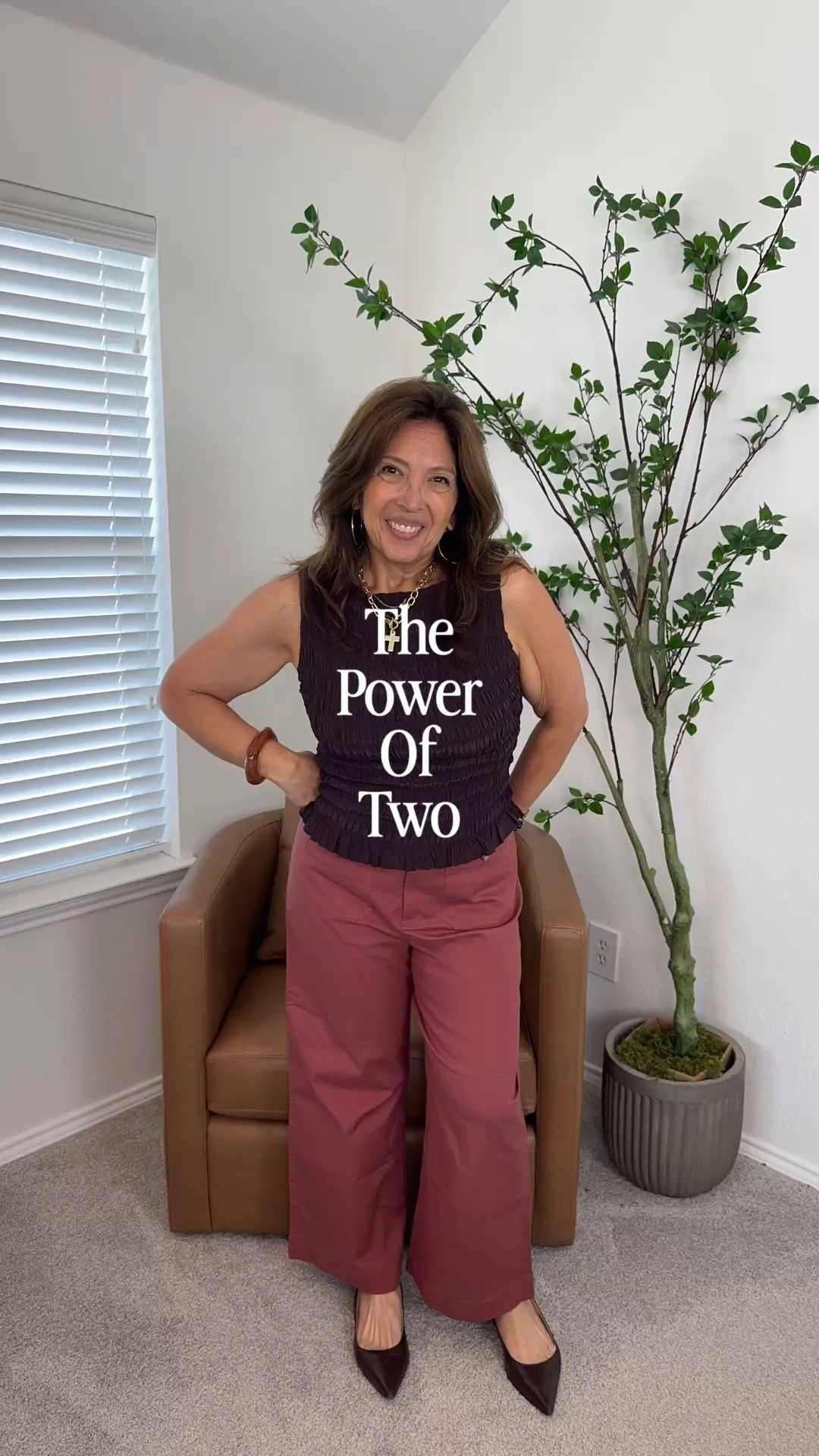 The Power of 2 🔑

Before you buy anything new, ask yourself:
👉🏼 Can I wear it for 2 seasons?
👉🏼 Can I create 2 new outfits with it?

If the answer is yes, it's a smart buy.

I put one pair of pants to the test and created 7 completely different outfits.

This is how to build a wardrobe that actually works, not by buying more, but by buying smarter.

Your closet could be full of untapped potential. You may need to see it differently. Creating outfits for work or weekend can be easier. 

Save this for your next shopping trip 📌

Which outfit combo is your favorite? Drop it below 👇

I'm Elisa, a wardrobe stylist, founder of Turnkey Style, and author of The Style Advantage: I Say What HR Can't. I work with professionals and corporate teams to help them show up authentically, on brand, and with confidence. I'm also a mom of two grown boys, a wife, a post-menopausal woman in business, 5'4", a size 14/16 on the bottom and L on top. I've been everything from a size 10–18+, which is why fit, function, and real life always come first.

#WardrobeStyling #OutfitIdeas #CapsuleWardrobe #StyleTips #SmartShopping

#LTKootd #LTKSaleAlert #LTKWorkwear