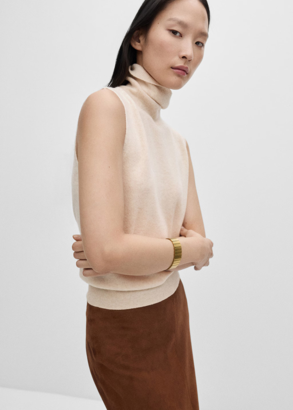 100% wool turtleneck top | Mango (US/MX/AU)