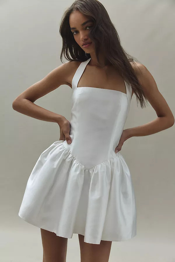 Mare Mare Drop-Waist Fit & Flare Mini Dress | Anthropologie (US)