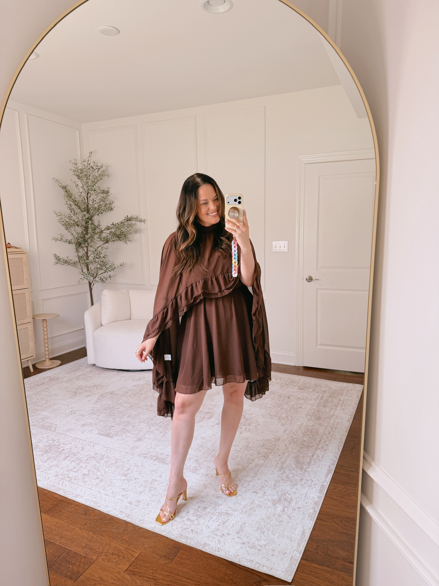 wearing an XL in this dress, size 8.5 in the shoes 

 #LTKSeasonal #LTKMidsize