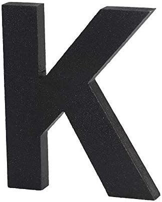 Black Decorative Wood Letters, Hanging Wall Letters Wooden Alphabet Wall Letter K for Home Bedroo... | Amazon (US)