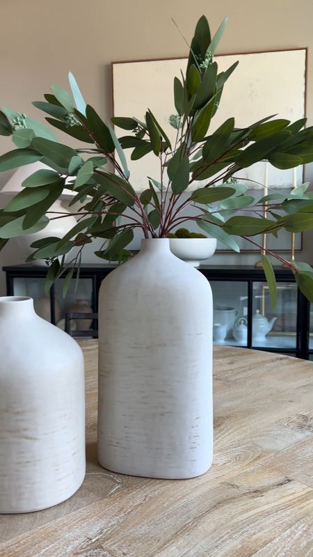 Sharing a close up of some of my favorite Amazon faux eucalyptus! Absolutely beautiful and very realistic to the touch and look. 

#LTKSeasonal #LTKstyletip #LTKhome