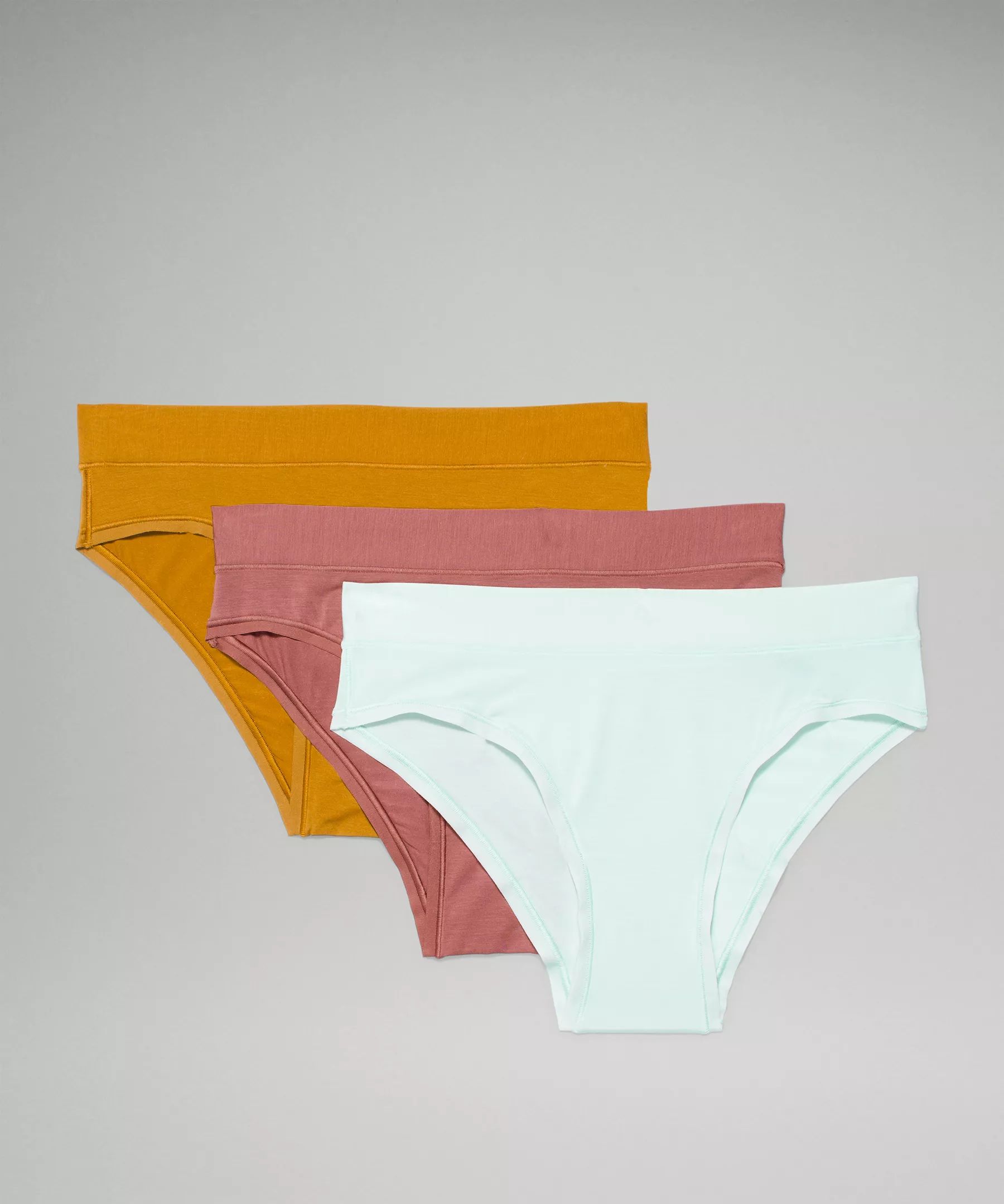 UnderEase Mid Rise Cheeky Bikini Underwear 3 Pack | Lululemon (US)