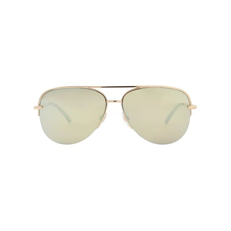 Foster Grant Women's Aviator Fashion Sunglasses Gold | Walmart (US)