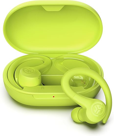 JLab Go Air Sport True Wireless Earbuds, Yellow, Featuring C3 Clear Calling, Secure Earhook Sport... | Amazon (US)