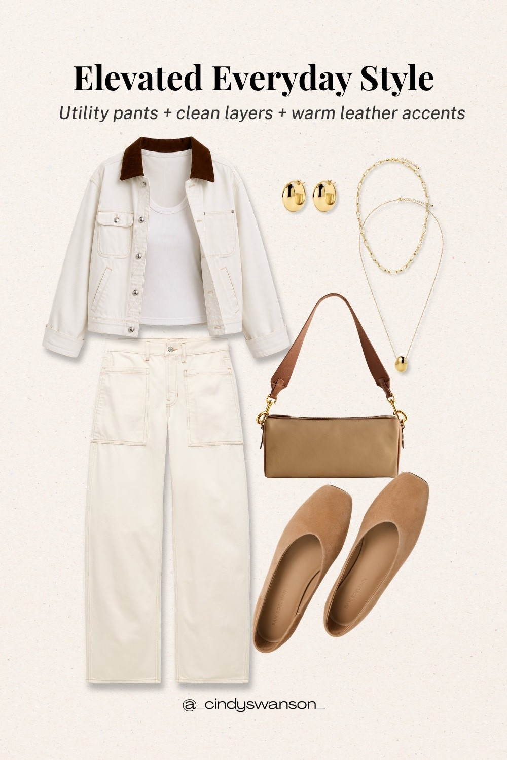 These utility pants give an everyday outfit a polished, put-together feel while still being easy to wear. I love them with a simple tank, lightweight jacket, suede flats, and warm leather accessories for a modern neutral look.

💡 LTK MADE EASY
❤️ Heart = Support my posts!
🔖 Save = Get sale & restock alerts
📋 Lists = Keep favorites organized
📲 Share = Send lists and products to a friend. Hello, Christmas List!
💬 Comment = Ask me anything about what I’m wearing.:-)

#LTKootd #LTKOver40 #LTKSeasonal