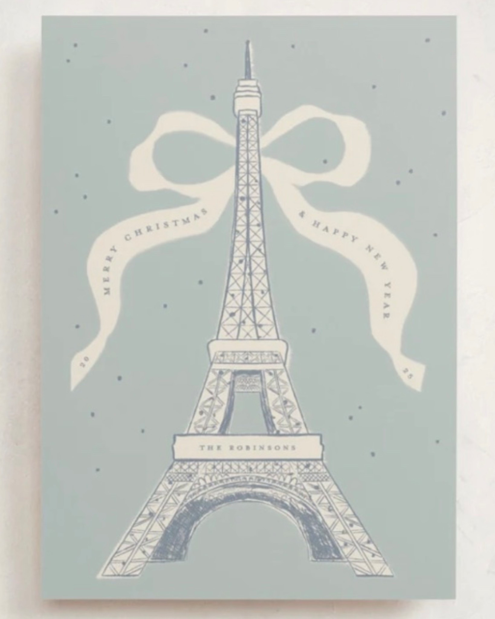 Sending Parisian holiday wishes with this elegant holiday card. 

#LTKHoliday #LTKSeasonal #LTKGiftGuide