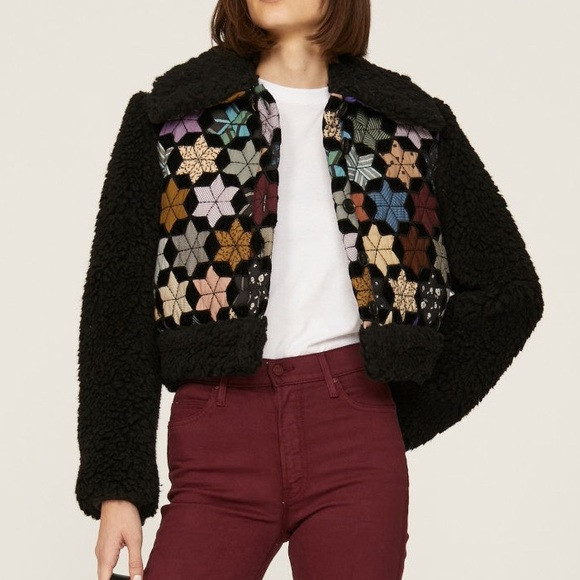 Sea New York Estrella Quilted Sherpa Jacket in Black Quilt | Poshmark