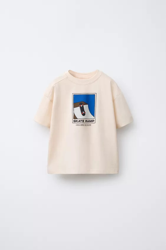SKATE PRINT T-SHIRT | Zara US