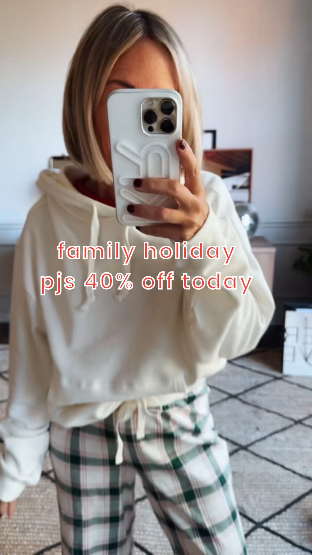 holiday pjs are on sale at Target now

i’m in an xs
hoodie NOT from Target but i’ll link it

#LTKSaleAlert #LTKHoliday #LTKFindsUnder50