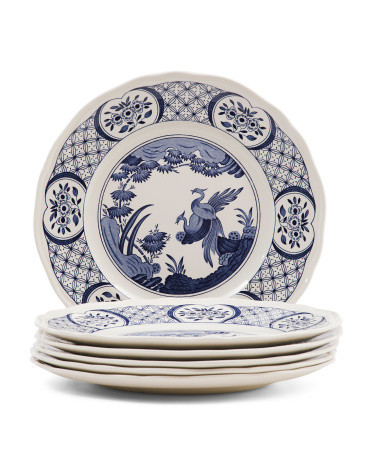 6pk Phoenix Scalloped Dinner Plates | TJ Maxx