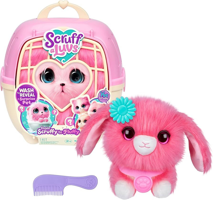 ScruffaLuvs Pet Scruffs Pink - Mystery Plush Toy, 7.5" Tall - Wash to Reveal 1 of 3 Rescue Pets: ... | Amazon (CA)