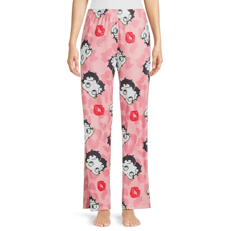 Betty Boop Juniors’ Print Lounge Pants, Size XS-3XL | Walmart (US)