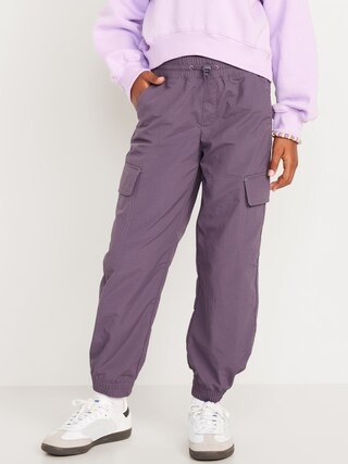 High-Waisted Loose Cargo Performance Pants for Girls | Old Navy (CA)