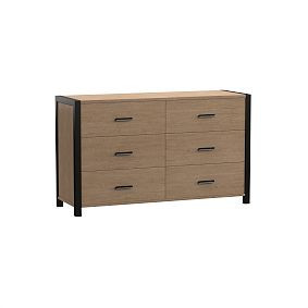 Kearny 6-Drawer Wide Dresser (56w x 18.5d") | Pottery Barn Teen