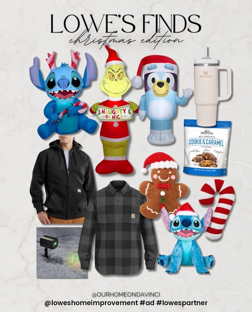 Holiday shopping at Lowe’s ✨🎄 Ad

So many amazing finds and gift ideas this season! 

@loweshomeimprovememt #ad #lowespartner 

holiday shopping, Lowe’s finds, holiday decor, holiday gifts, gift ideas, shop with me

#LTKHoliday #LTKGiftGuide #LTKdayinmylife